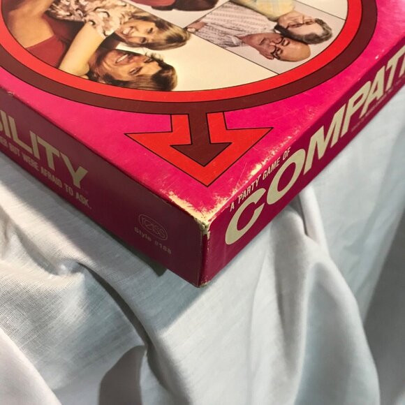 Compatibility Board Game Couples Party Vintage 1974 Reiss Games Retro Design - Picture 8 of 10